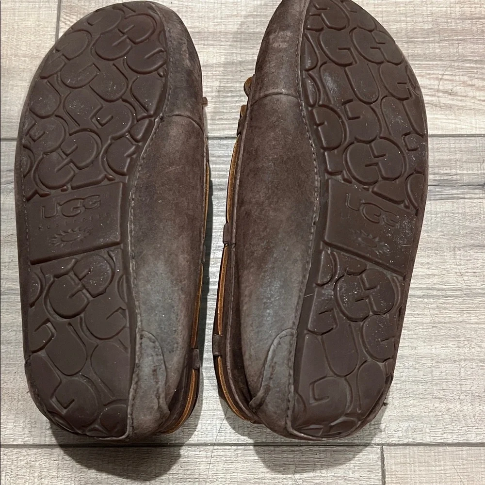 UGG Women's Dark Brown Moccasins - Picture 4 of 8